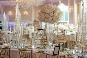 NJ Wedding, reception decor, reception flowers