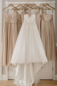 NJ wedding gown inspiration, wedding gown, neutral bridesmaid dresses