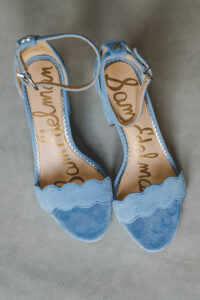 blue Sam Edelman wedding shoes, wedding accessories