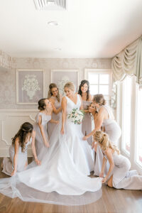 bridesmaids, bride getting ready shot, wedding day shots, wedding day photos