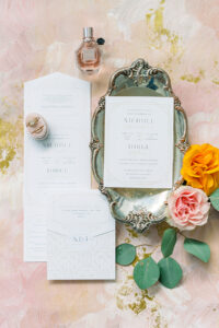 geometric wedding invitations, modern wedding invitations, trendy wedding details