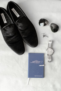 wedding day details groom accessories flat lay
