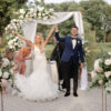 bride and groom newly married after NJ wedding ceremony