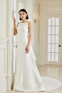 CWeddingsMag.com, Kelly Faetanini Spring 2024 wedding gown collection, bridal fashions, wedding gown inspirations, Shea gown