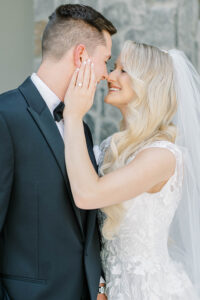 bride and groom wedding portraits