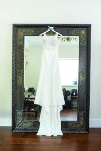 wedding gown, wedding gown on wedding day, NJ wedding details
