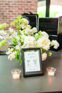 custom signature drink sign, wedding signature drinks