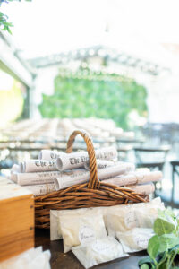 custom wedding favors, custom wedding day newspaper