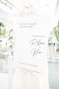 wedding ceremony signage, wedding ceremony details, Alexa Lynn Photography, Contemporary Weddings Magazine