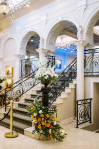 Staircase flowers at Nanina's in the Park