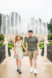 Longwood Gardens proposal and engagement session